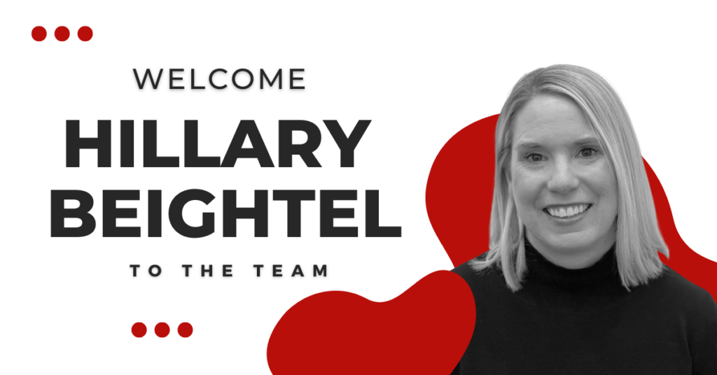 Welcome Hillary Beightel to the team
