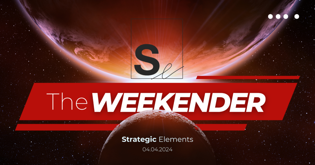 Strategic Elements. The Weekender. Featured in image is a solar eclipse.
