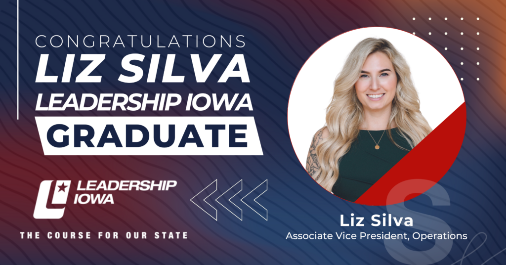 Congratulations Liz Silva - Leadership Iowa Graduate